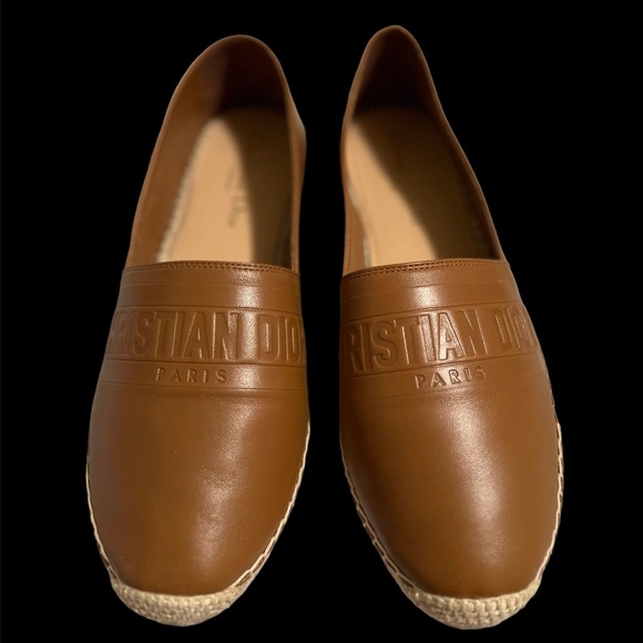 BNIB DIOR GRANVILLE LEATHER ESPADRILLES - Picture 2 of 6